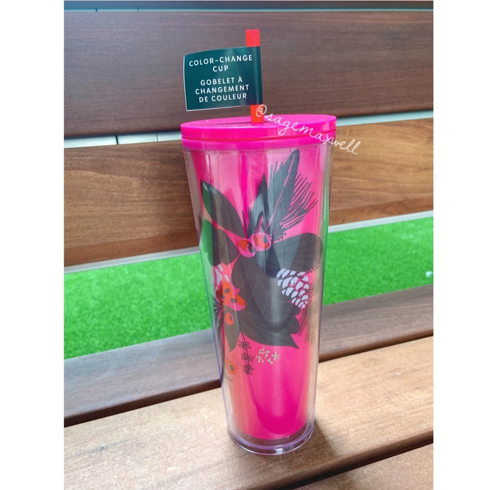 Starbucks pink tumbler